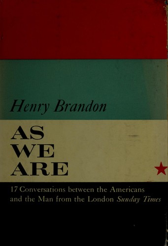 Cover for As we are.