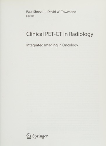 Cover for Clinical PET-CT