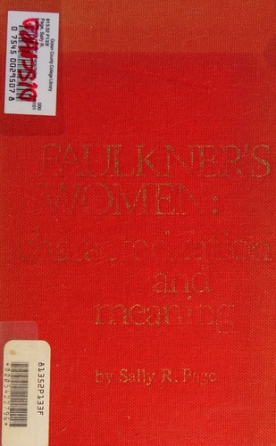 Cover for Faulkner's women