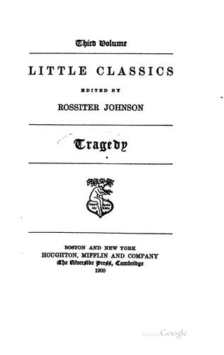 Cover for Little classics