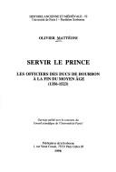 Cover for Servir le prince