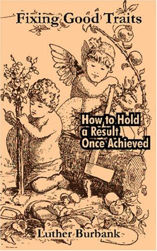 Cover for Fixing Good Traits