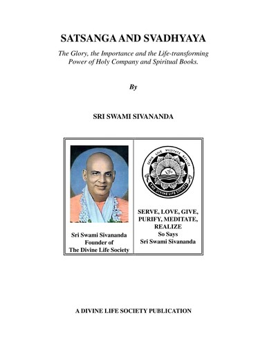 Cover for Satsanga and Svadhyaya