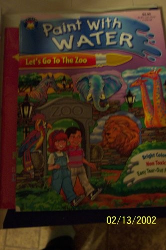 Cover for Let's Go to the Zoo (Paint with Water Book)