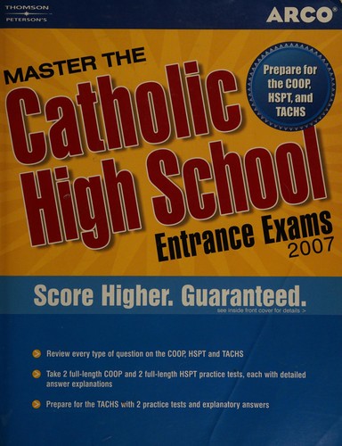 Cover for Master the Catholic high school entrance exams, 2007