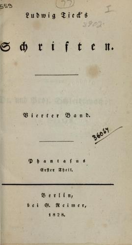 Cover for Schriften
