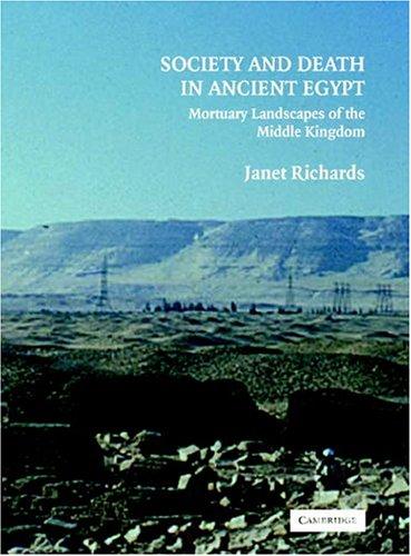 Cover for Society and Death in Ancient Egypt