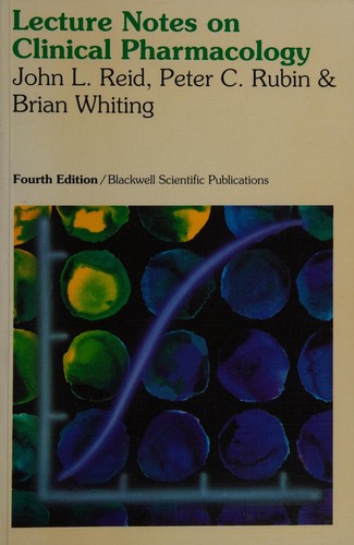 Cover for Lecture Notes on Clinical Pharmacology (Lecture Notes)