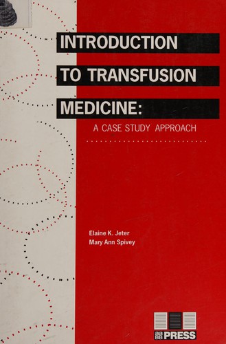 Cover for Introduction to transfusion medicine