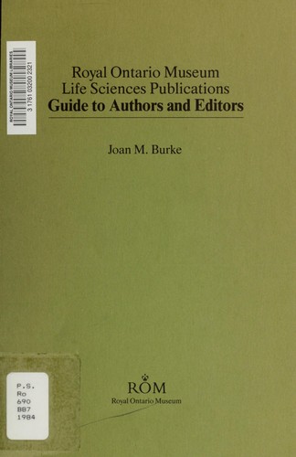 Cover for Guide to authors and editors