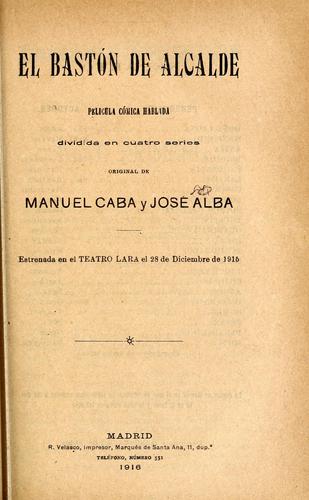 Cover for El bastón de Alcalde