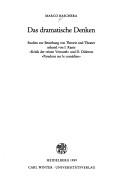 Cover for Das dramatische Denken