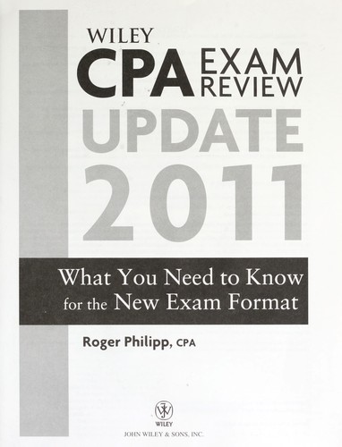 Cover for Wiley CPA exam review update 2011