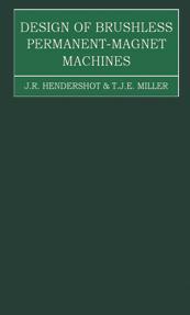 Cover for Design of Brushless Permanent-Magnet Machines