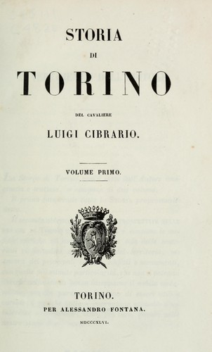 Cover for Storia di Torino