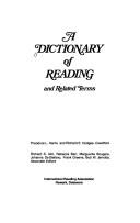 Cover for A Dictionary of reading and related terms