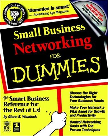 Cover for Small business networking for dummies