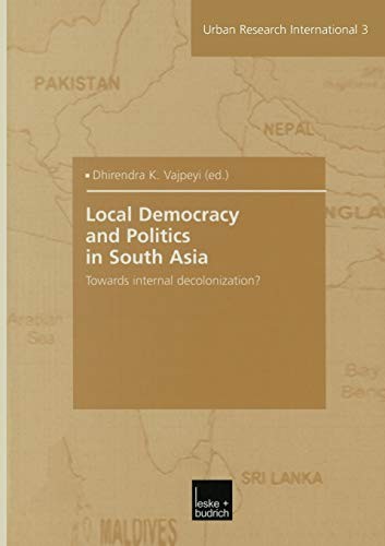 Cover for Local democracy and politics in South Asia