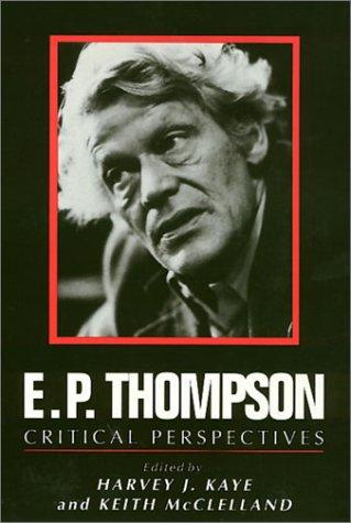 Cover for E.P. Thompson