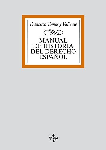 Cover for Manual de Historia del Derecho español