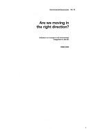 Cover for Are we moving in the right direction?