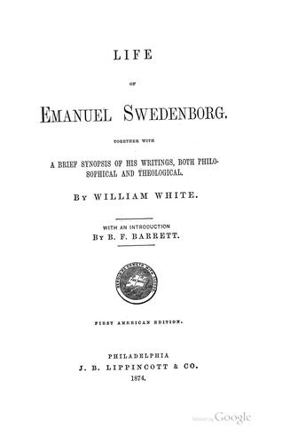 Cover for Life of Emanuel Swedenborg.