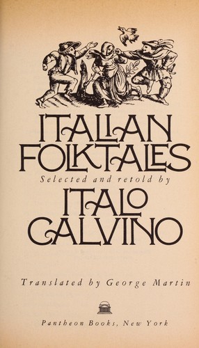 Cover for Italian folktales