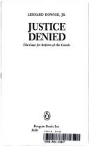 Cover for Justice Denied