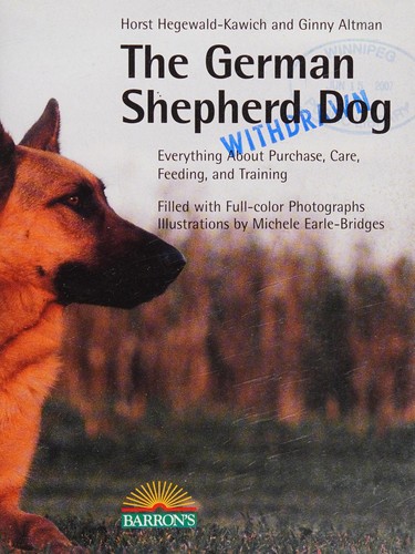 Cover for The German shepherd dog