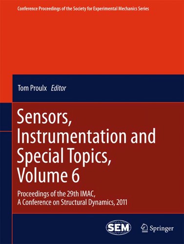 Cover for Sensors, Instrumentation and Special Topics, Volume 6