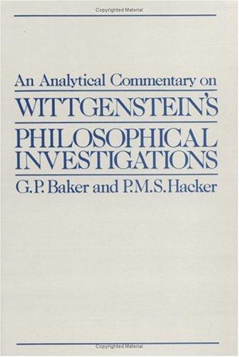 Cover for Wittgenstein: Meaning and Understanding