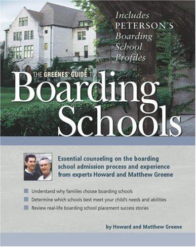 Cover for The Greenes' Guide to Boarding Schools, 1st edition (Greenes' Guide to Boarding Schools)