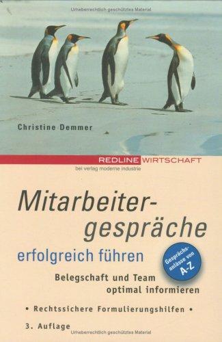Cover for Mitarbeitergespräche erfolgreich führen.