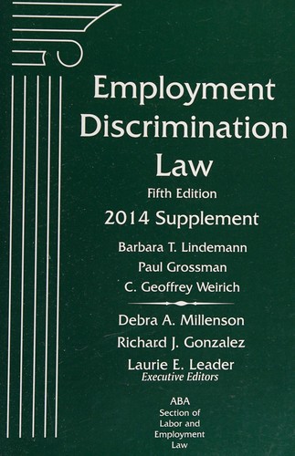 Cover for Employment discrimination law