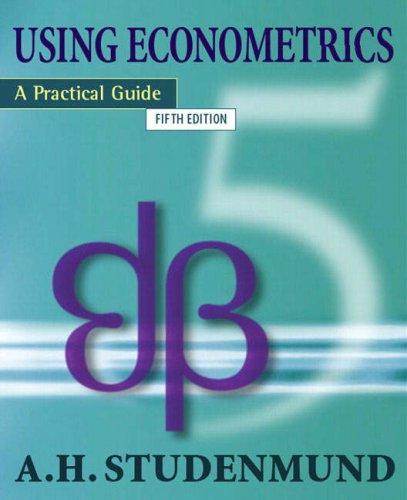Cover for Using Econometrics