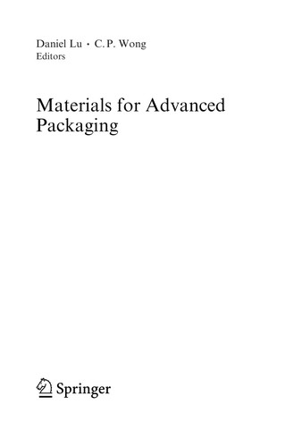 Cover for Materials for Advanced Packaging