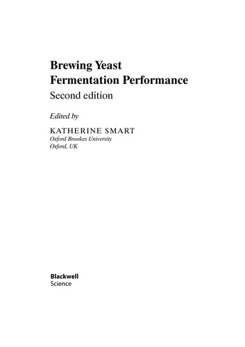 Cover for Brewing yeast fermentation performance