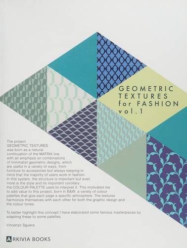 Cover for Geometric textures for fashion vol. 1
