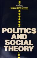 Cover for Politics and social theory