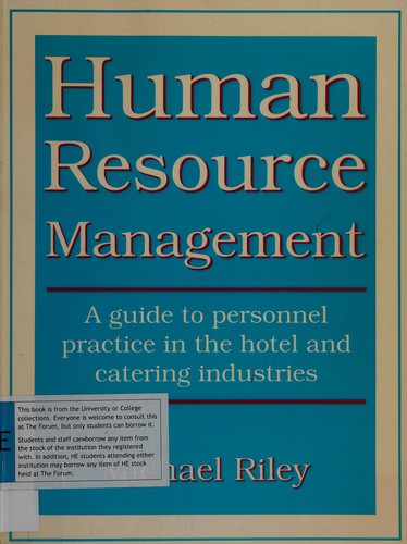 Cover for Human resource management
