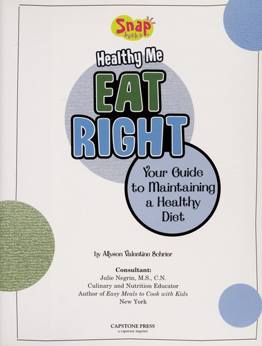 Cover for Eat right