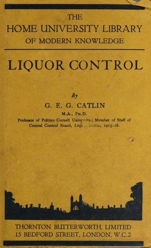 Cover for Liquor control