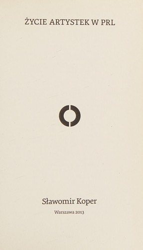 Cover for Życie artystek w PRL