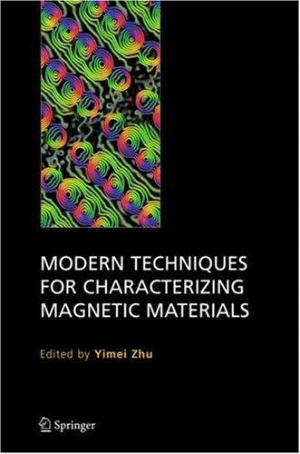 Cover for Modern Techniques for Characterizing Magnetic Materials