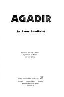 Cover for Agadir