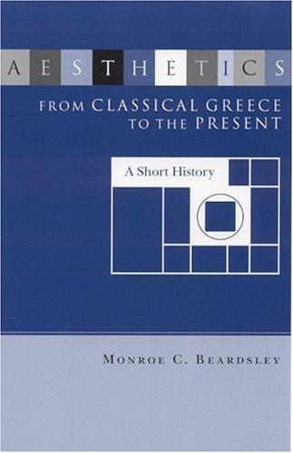 Cover for Aesthetics from Classical Greece to the Present (Studies in the Humanities: No. 13)