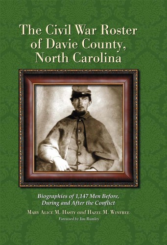 Cover for The Civil War roster of Davie County, North Carolina