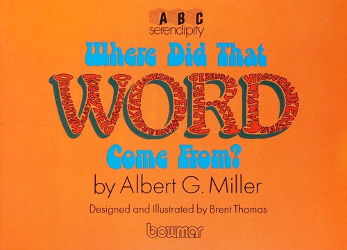 Cover for Where did that word come from?