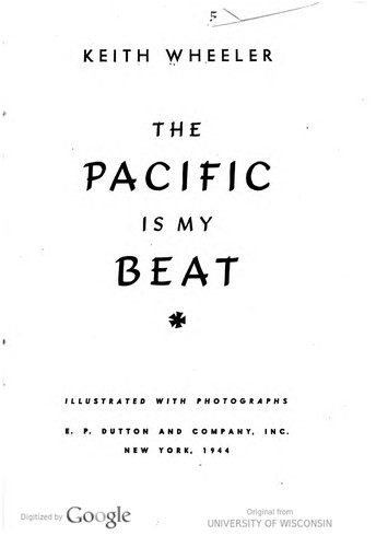 Cover for The Pacific is my beat