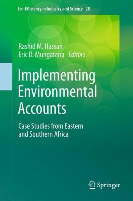 Cover for Implementing Environmental Accounts Case Studies From Eastern And Southern Africa